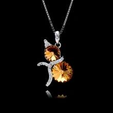 Show details for Irresistible Swarovski Element 925 Sterling Silver Pendant Necklace Wholesale Price