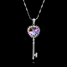 Show details for Bling Key Casual Pendant Necklace