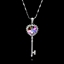 Show details for Bling Key Casual Pendant Necklace