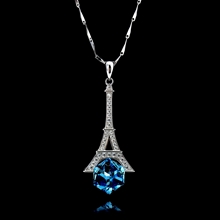 Show details for Amazing Swarovski Element Casual Pendant Necklace