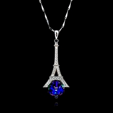 Show details for Great Value Colorful Swarovski Element Pendant Necklace with Member Discount