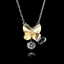 Show details for 925 Sterling Silver Butterfly Pendant Necklace in Exclusive Design