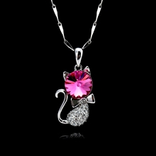 Show details for Casual 925 Sterling Silver Pendant Necklace with Beautiful Craftmanship