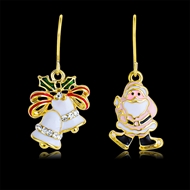 Picture of Trendy Gold Plated Cubic Zirconia Dangle Earrings with No-Risk Refund