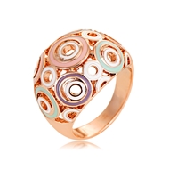 Picture of Charming Colorful Enamel Fashion Ring As a Gift