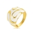 Picture of Zinc Alloy Gold Plated Fashion Ring from Certified Factory