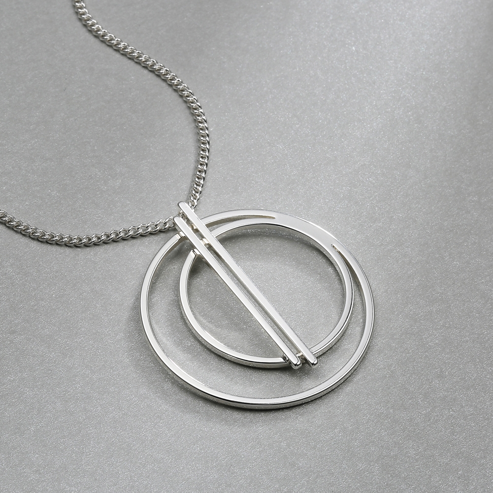 Hypoallergenic Copper or Brass Fashion Pendant Necklace with Easy Return