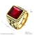 Picture of Fashionable Casual Artificial Crystal Fashion Ring