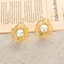 Show details for Hot Selling Gold Plated Zinc Alloy Stud Earrings from Top Designer
