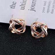 Picture of Fast Selling Black Enamel Stud Earrings For Your Occasions