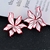 Picture of Brand New Red Enamel Stud Earrings with SGS/ISO Certification