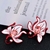 Picture of Hot Selling Rose Gold Plated Red Stud Earrings from Top Designer