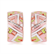 Picture of Impressive Pink Classic Stud Earrings from Reliable Manufacturer
