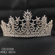 Show details for Affordable Platinum Plated Cubic Zirconia Crown From Reliable Factory