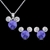 Picture of Shop Platinum Plated Fashion Necklace and Earring Set with Wow Elements