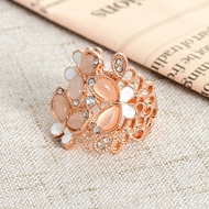 Show details for Zinc Alloy Rose Gold Plated Fashion Ring at Great Low Price