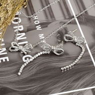 Show details for Fashion Platinum Plated Necklace and Earring Set of Original Design
