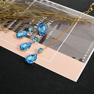 Show details for Latest Casual Rose Gold Plated 3 Piece Jewelry Set