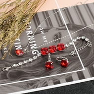 Show details for Good Swarovski Element Fashion 3 Piece Jewelry Set