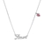 Picture of Delicate Cubic Zirconia 925 Sterling Silver Pendant Necklace
