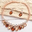 Show details for Dubai Colorful Necklace and Earring Set with Fast Shipping