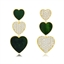 Show details for Copper or Brass Gold Plated Dangle Earrings with Unbeatable Quality
