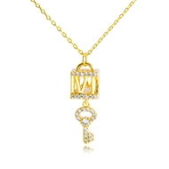 Picture of Hypoallergenic Gold Plated Delicate Pendant Necklace with Easy Return