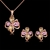 Picture of Casual Flower Necklace and Earring Set with Low Cost