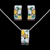 Picture of Top Enamel Colorful Necklace and Earring Set