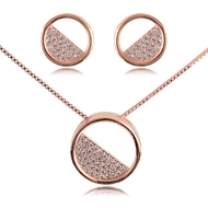 Picture of Affordable Platinum Plated Classic Necklace and Earring Set from Trust-worthy Supplier