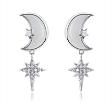 Show details for Beautiful Cubic Zirconia Platinum Plated Dangle Earrings