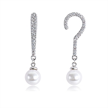 Show details for New Season White Casual Dangle Earrings with SGS/ISO Certification