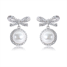 Show details for Delicate Cubic Zirconia Casual Dangle Earrings