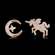 Picture of Fancy Casual Rose Gold Plated Stud Earrings