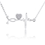 Show details for Inexpensive Platinum Plated Cubic Zirconia Pendant Necklace from Reliable Manufacturer