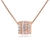 Picture of Shop Rose Gold Plated Cubic Zirconia Pendant Necklace with Wow Elements