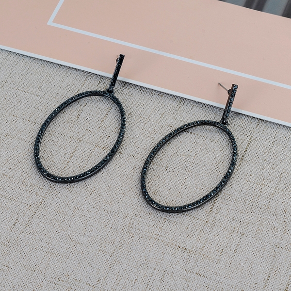 Picture of Fashion Black Dangle Earrings with Worldwide Shipping