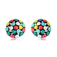 Picture of Impressive Colorful Classic Stud Earrings with Beautiful Craftmanship