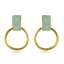 Show details for Good Enamel Gold Plated Stud Earrings