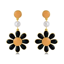 Show details for Nice Enamel Zinc Alloy Dangle Earrings