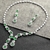 Picture of Casual Platinum Plated Necklace and Earring Set with Fast Shipping