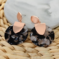Picture of Funky Casual Rose Gold Plated Dangle Earrings