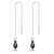 Picture of Brand New Black Casual Dangle Earrings with SGS/ISO Certification