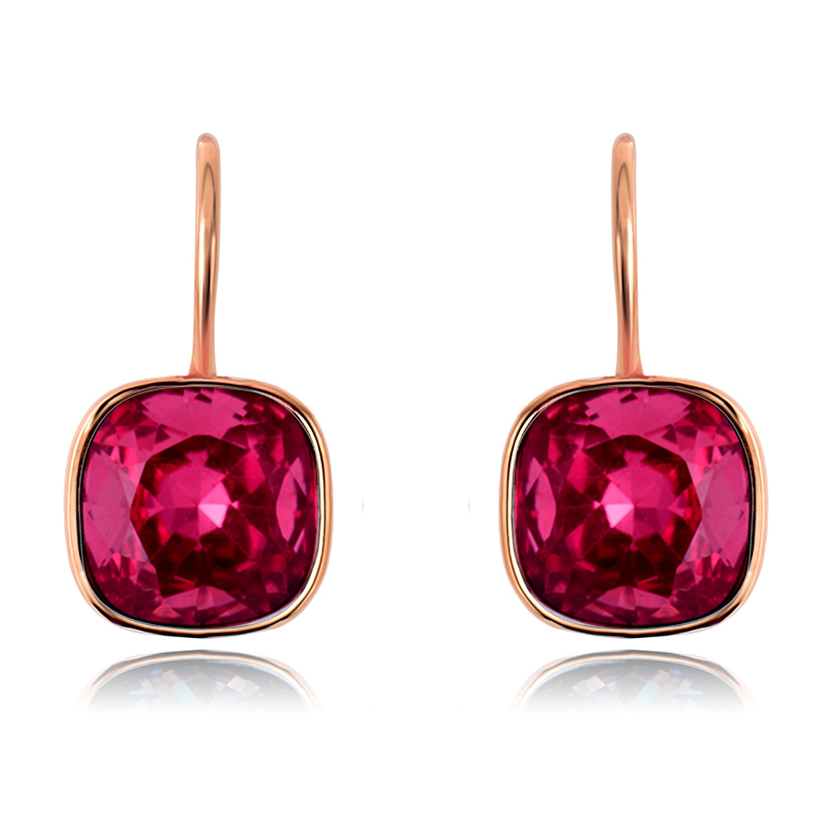 Latest Casual Artificial Crystal Small Hoop Earrings