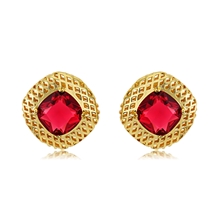 Show details for Recommended Red Zinc Alloy Stud Earrings from Top Designer