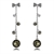 Picture of Great Artificial Crystal Blue Dangle Earrings
