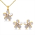 Picture of Bulk Rose Gold Plated Zinc Alloy Necklace and Earring Set with No-Risk Return