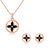 Picture of Impressive Black Classic Necklace and Earring Set with Low MOQ