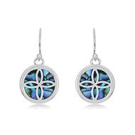 Picture of Attractive Blue Shell Dangle Earrings For Your Occasions