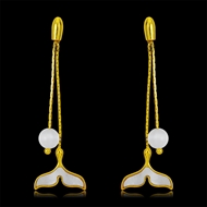 Picture of Classic Shell Dangle Earrings with Low Cost